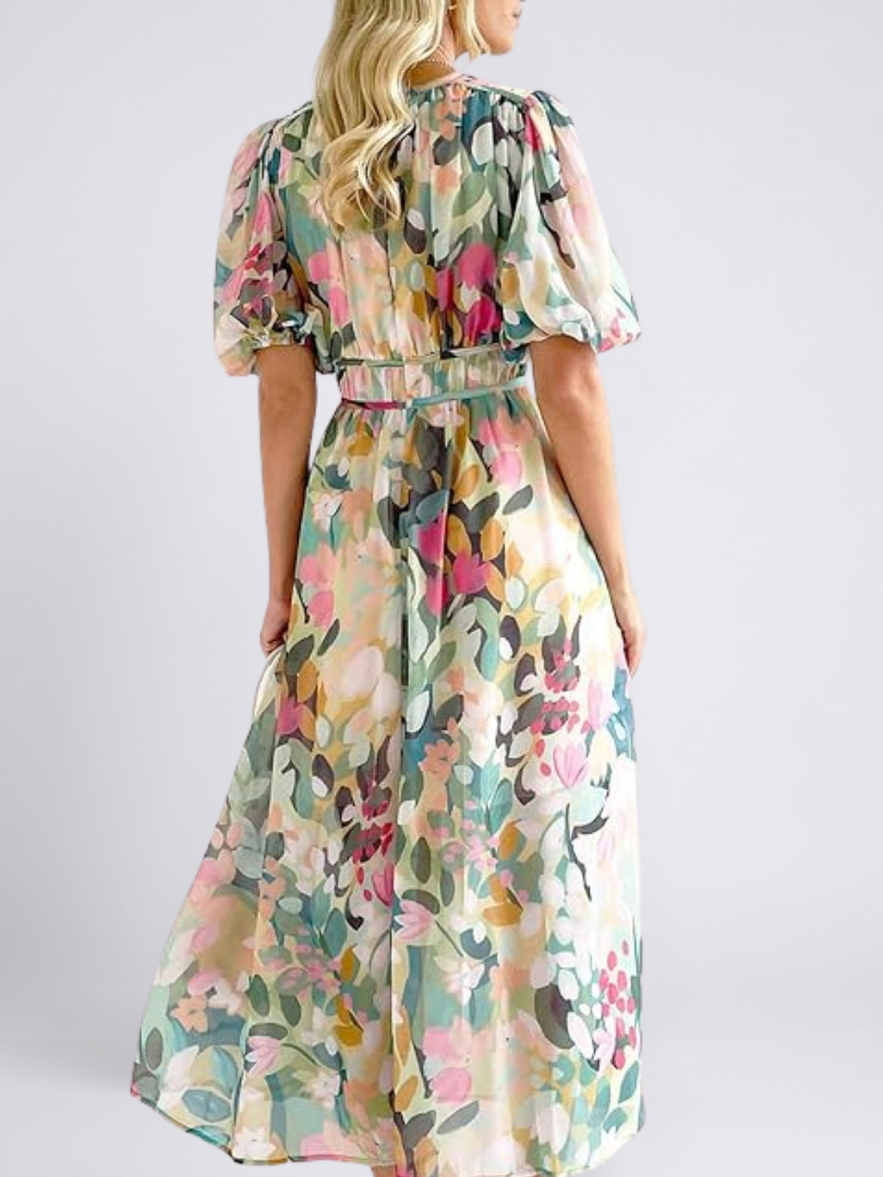 Ruby | Gathered Midi Dress