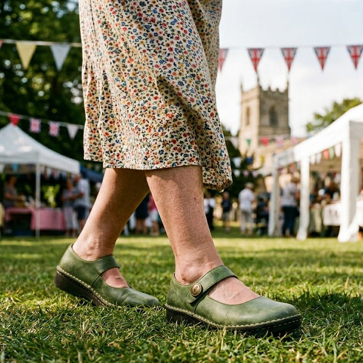 LISA™ | MARY JANE ORTHOPAEDIC SHOES - Green - Women's Comfort Shoes Australia