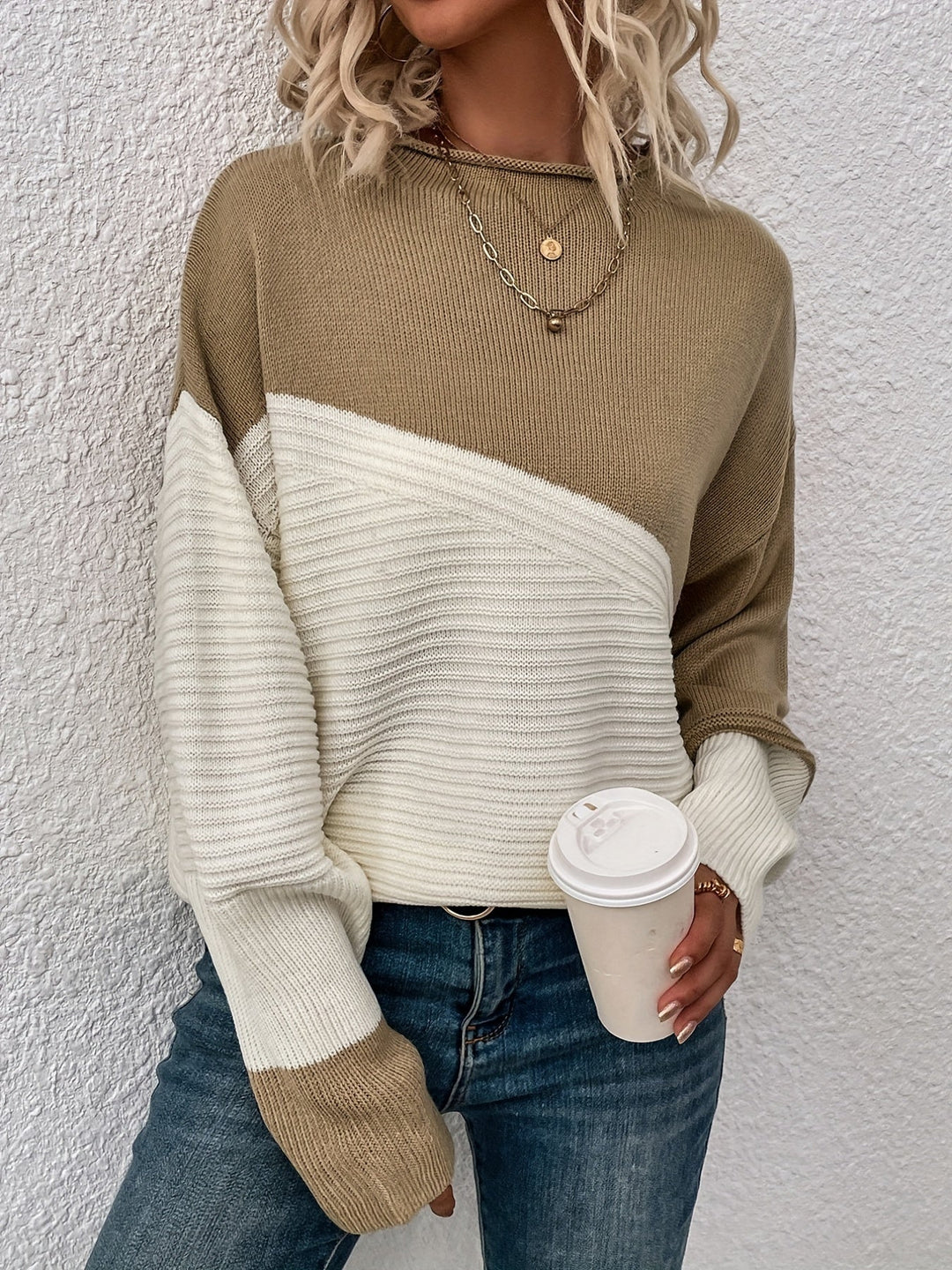 Multicolour Knit Sweater