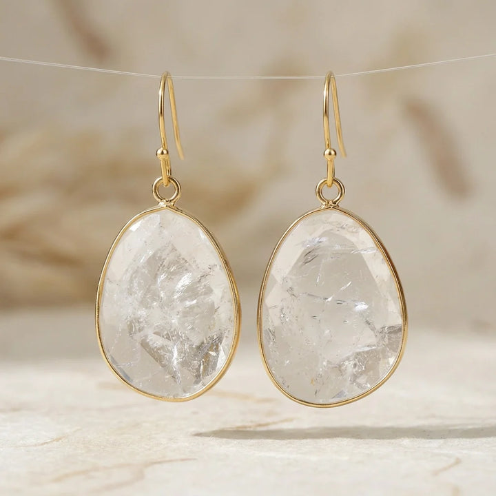 Piper | Purifying Clear Quartz Earrings