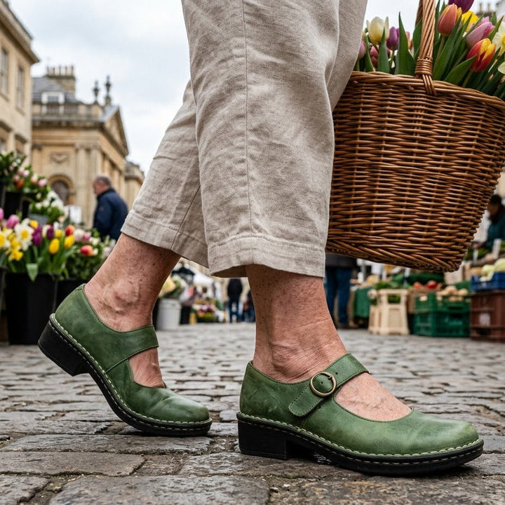 LISA™ | MARY JANE ORTHOPAEDIC SHOES - Green - Women's Comfort Shoes Australia