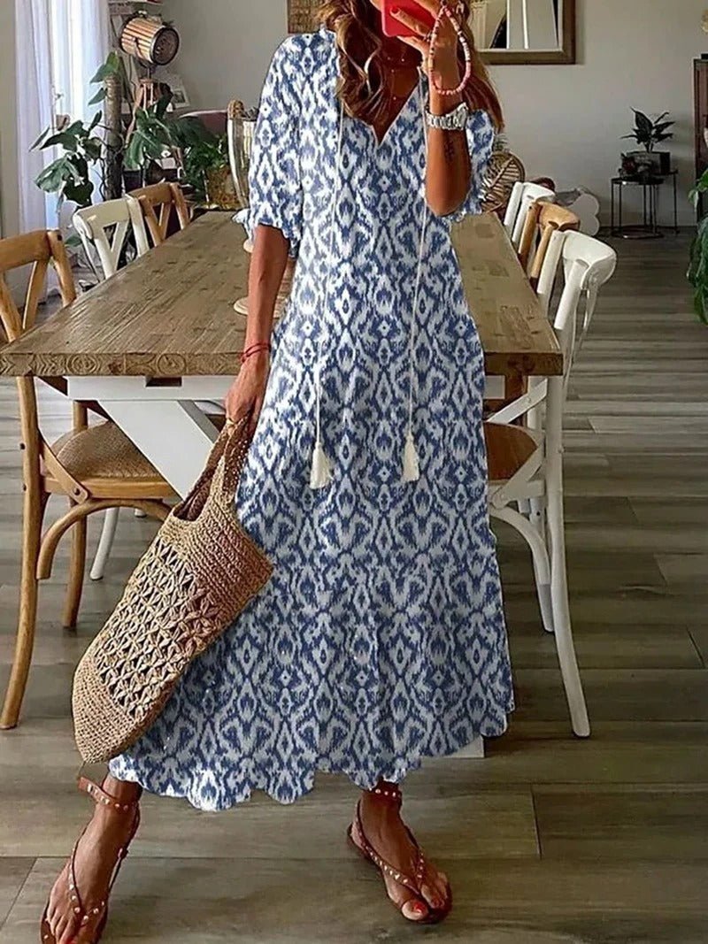 Lana Bohemian Floral Maxi Dress