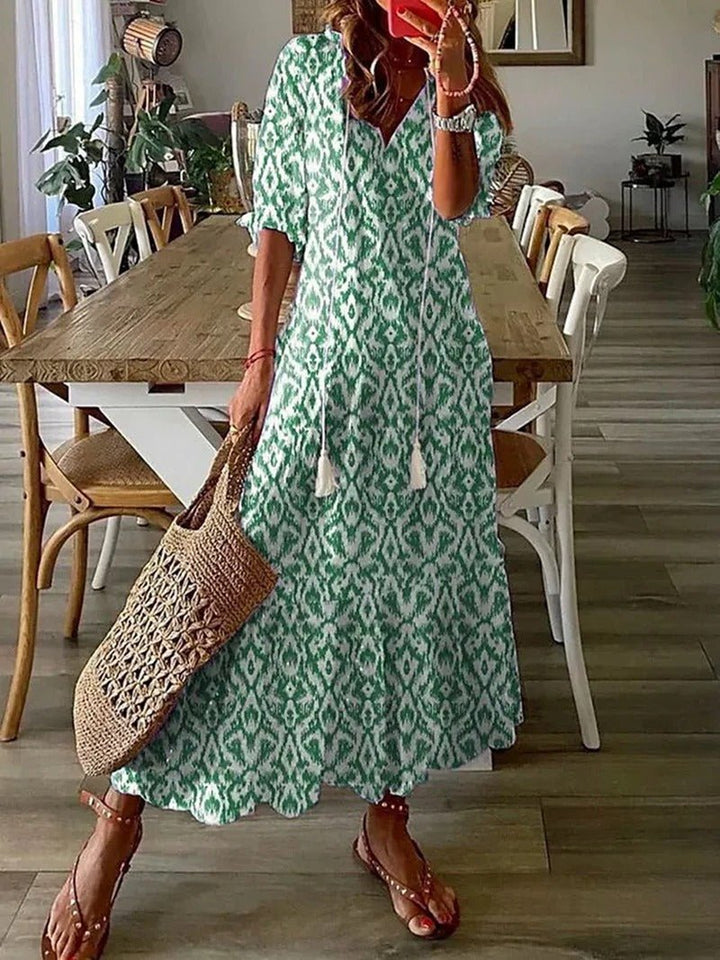 Lana Bohemian Floral Maxi Dress