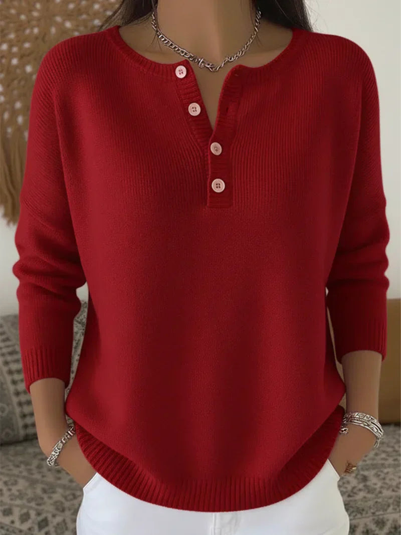 Beatrice | Everyday Button-Up Knit