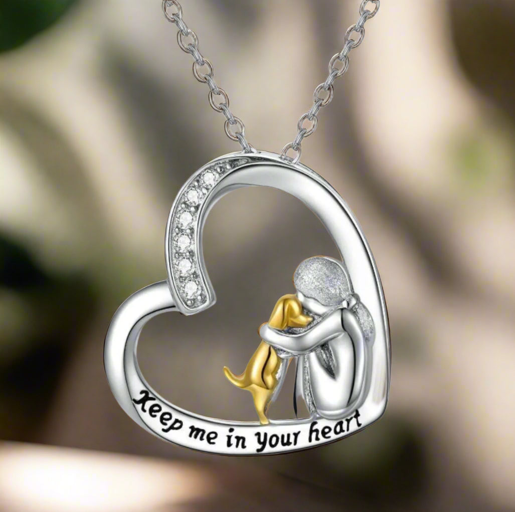 Emery™ | Heart-Shaped Pendant Necklace for Dogs