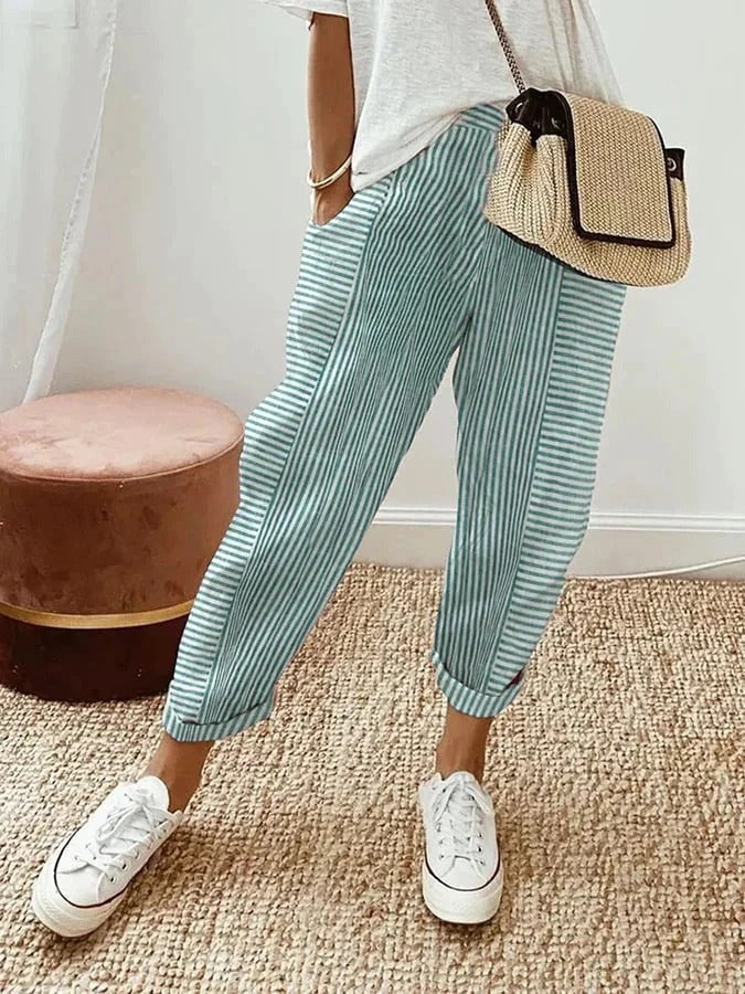 Helena Striped Comfort Pants