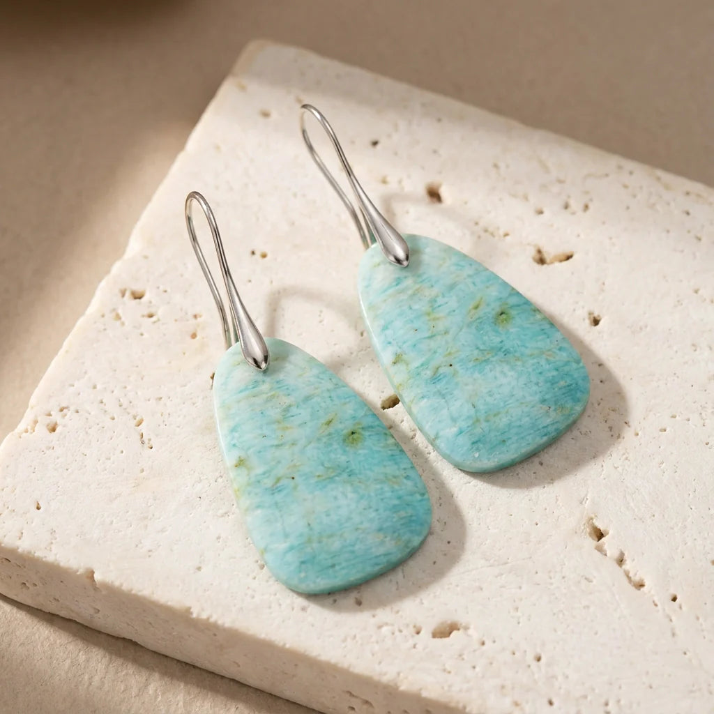 Violet | Harmony of Amazonite Earrings