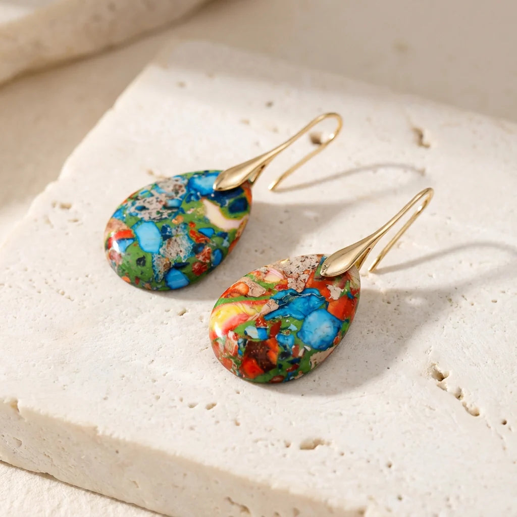 Daisy | Imperial Jasper Earrings
