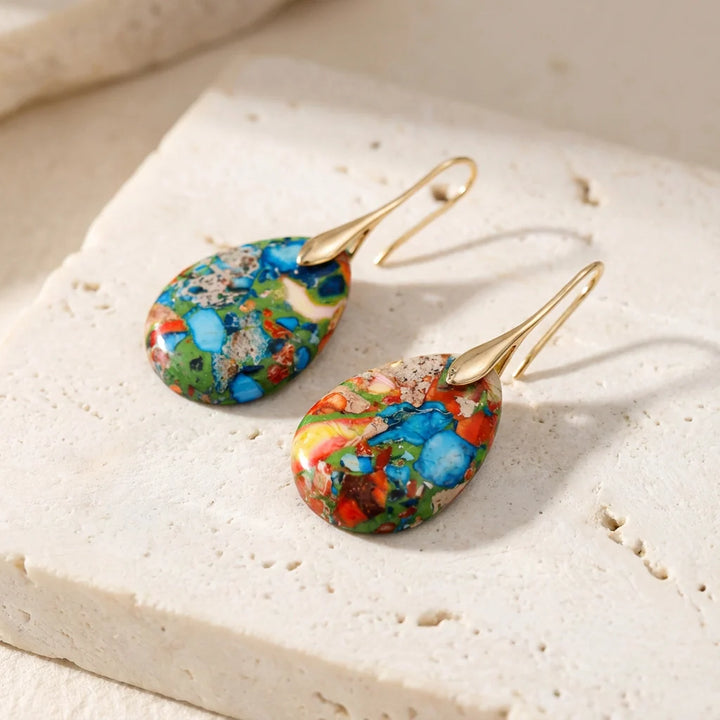 Daisy | Imperial Jasper Earrings