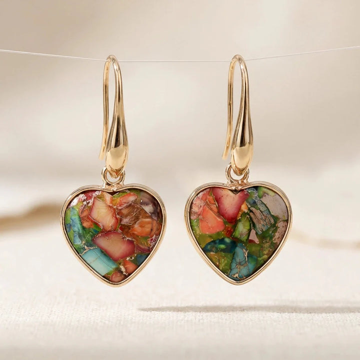 Indigo | Grounding Heart Earrings