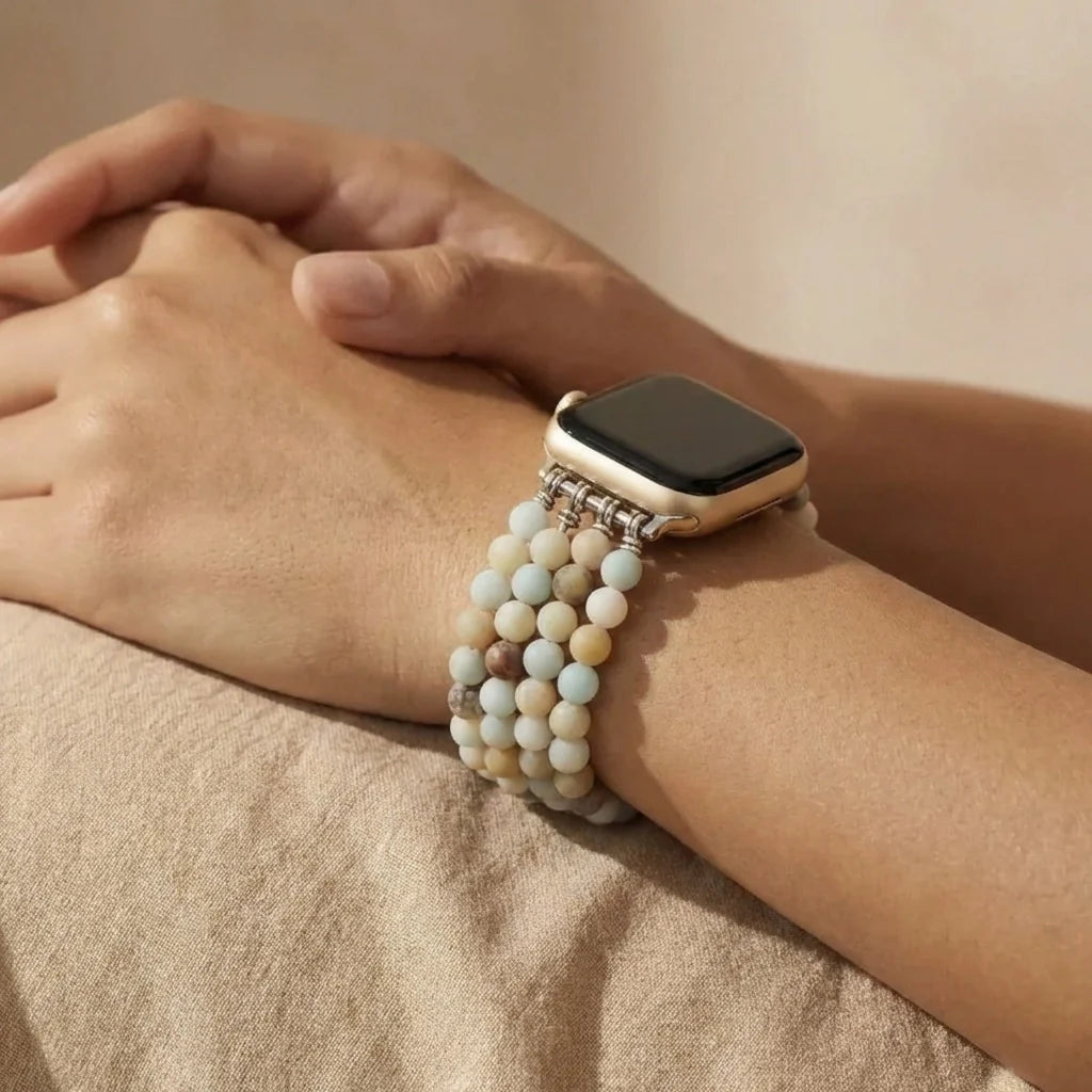 Mia | Balancing Amazonite Apple Watch Band