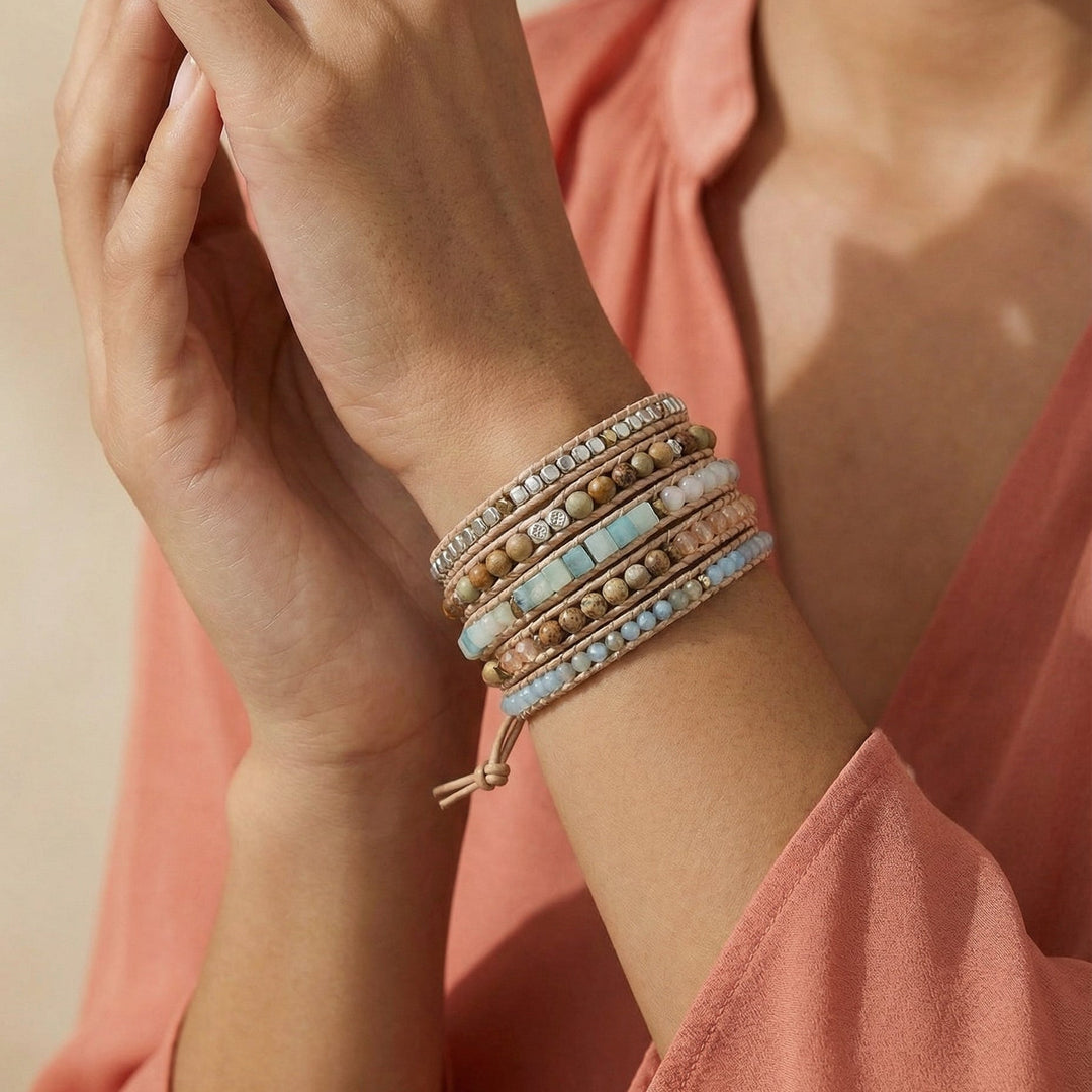 Clara | Natural Amazonite Earth Bracelet