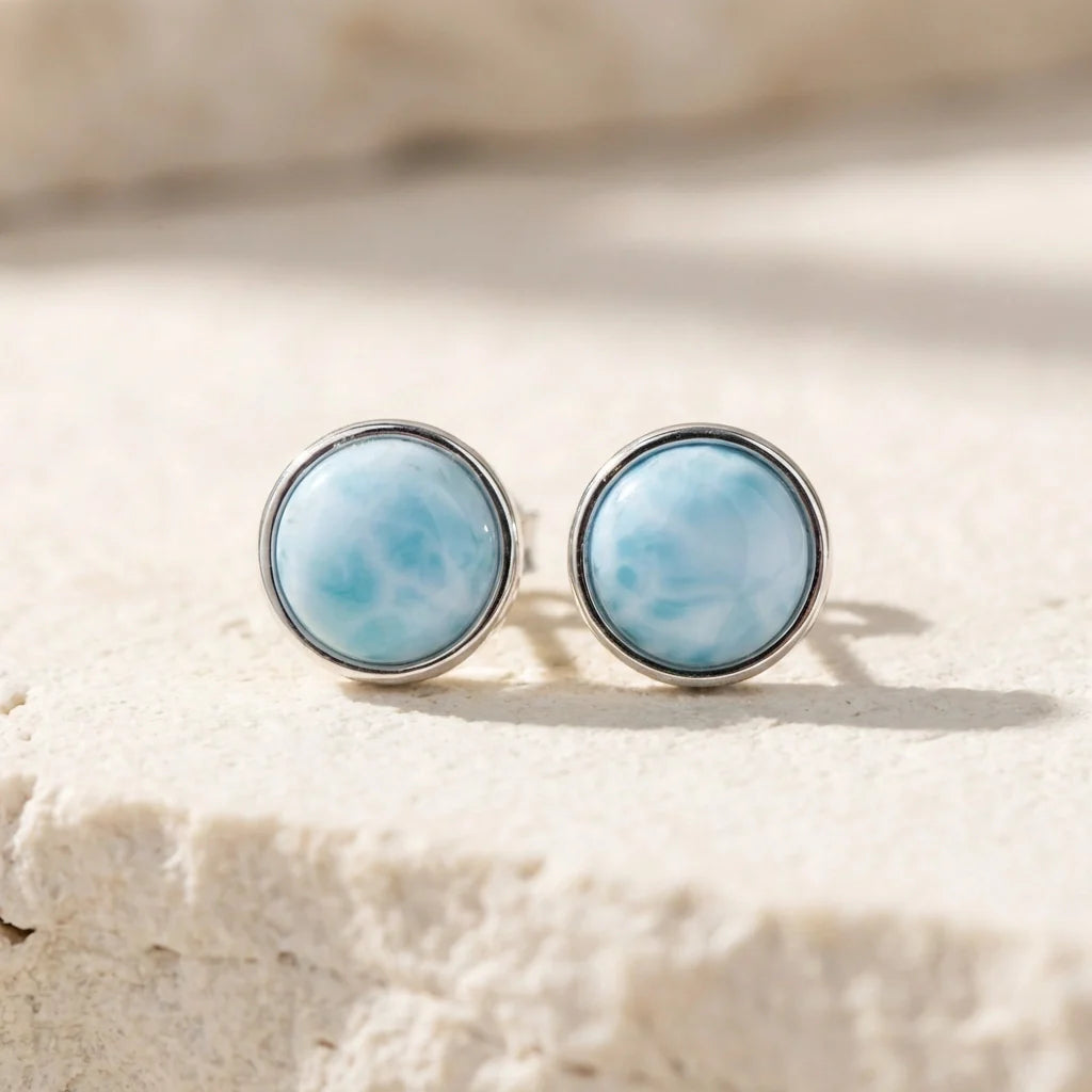 Aria | Larimar Serenity Earrings