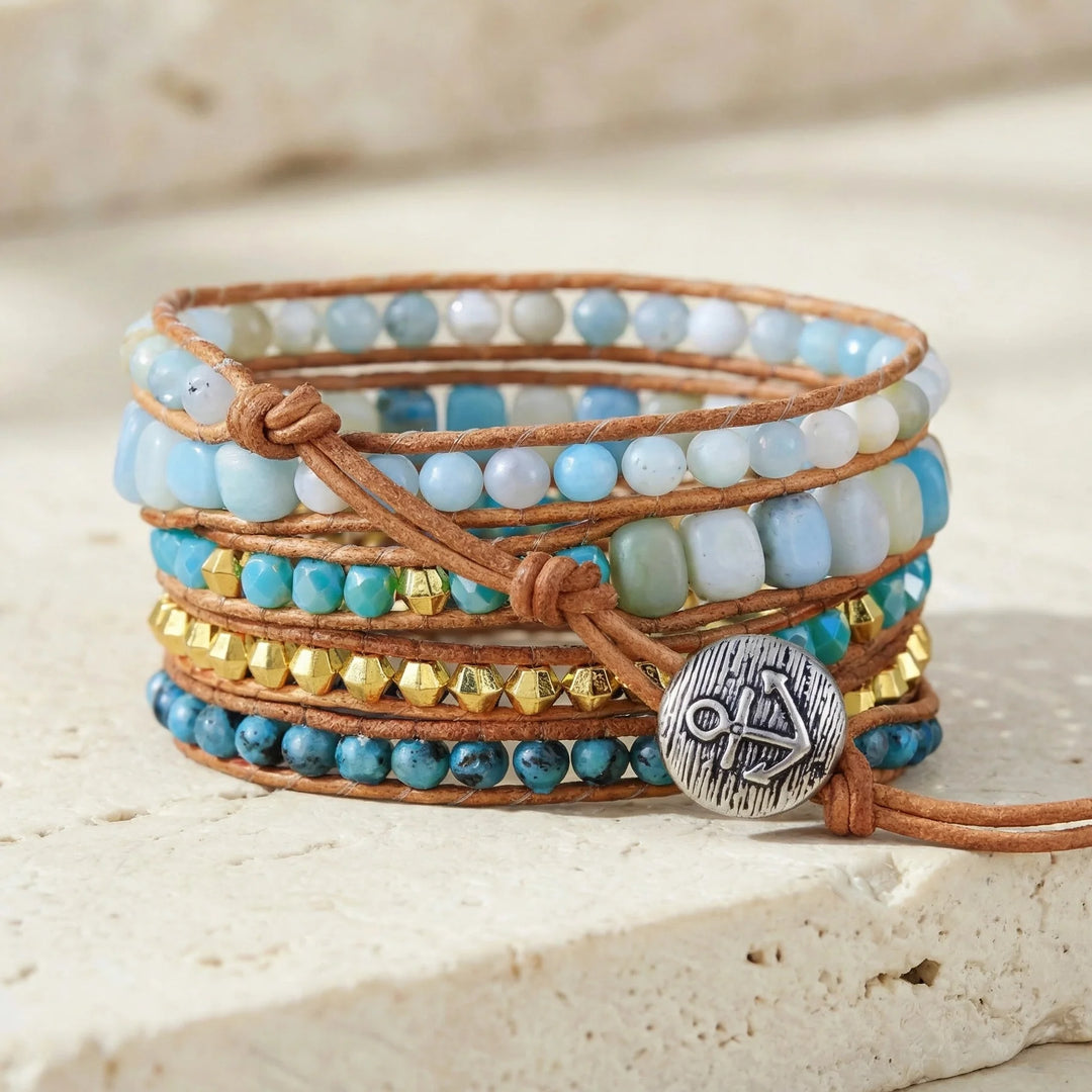 Piper | Vibrant Amazonite Charm Bracelet