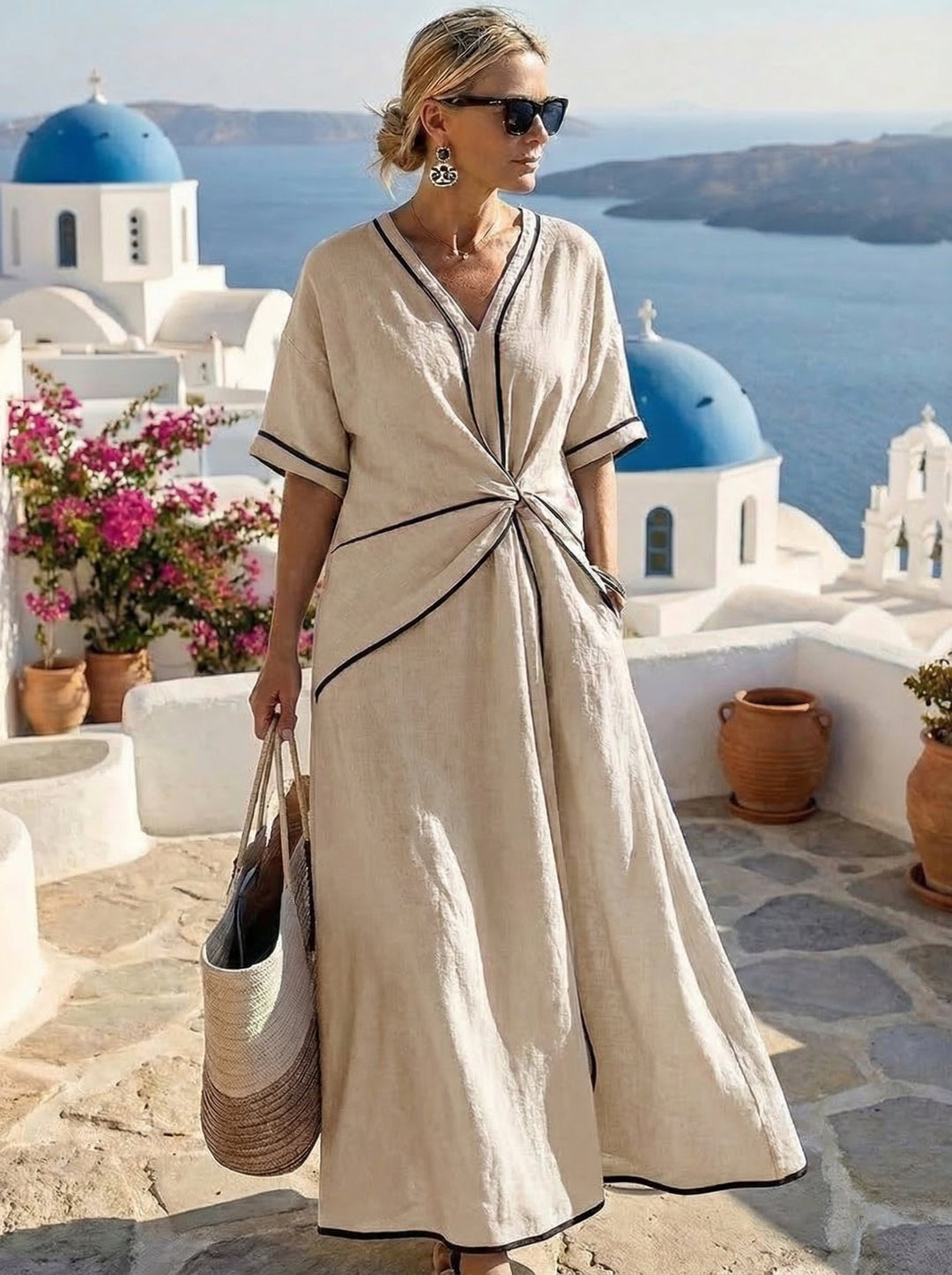 Santorini | Summer Holiday Dress