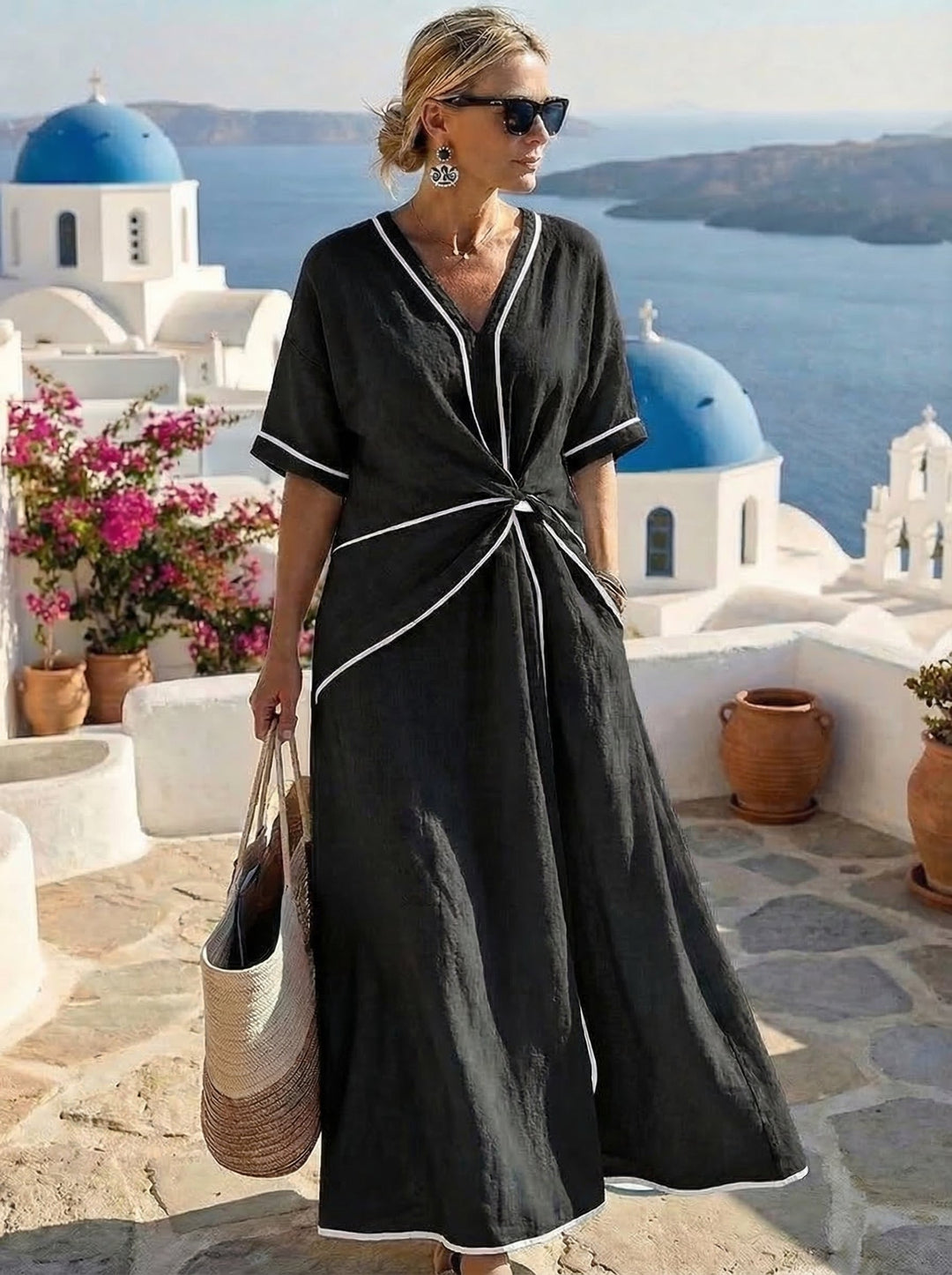 Santorini | Summer Holiday Dress