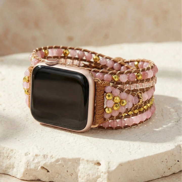 Aspen | Rose Quartz Love Apple Watch Strap