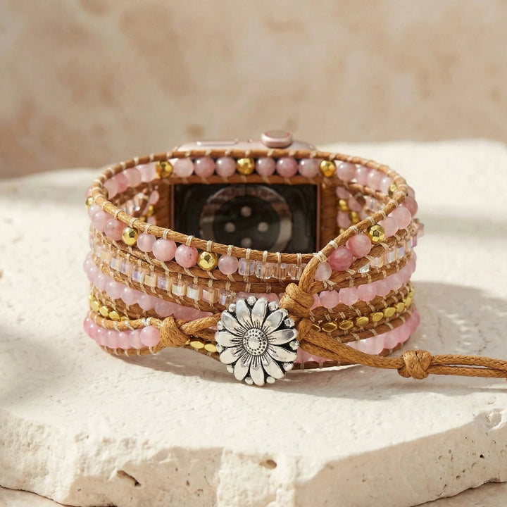 Aspen | Rose Quartz Love Apple Watch Strap