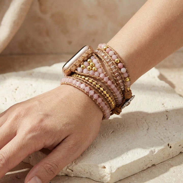 Aspen | Rose Quartz Love Apple Watch Strap