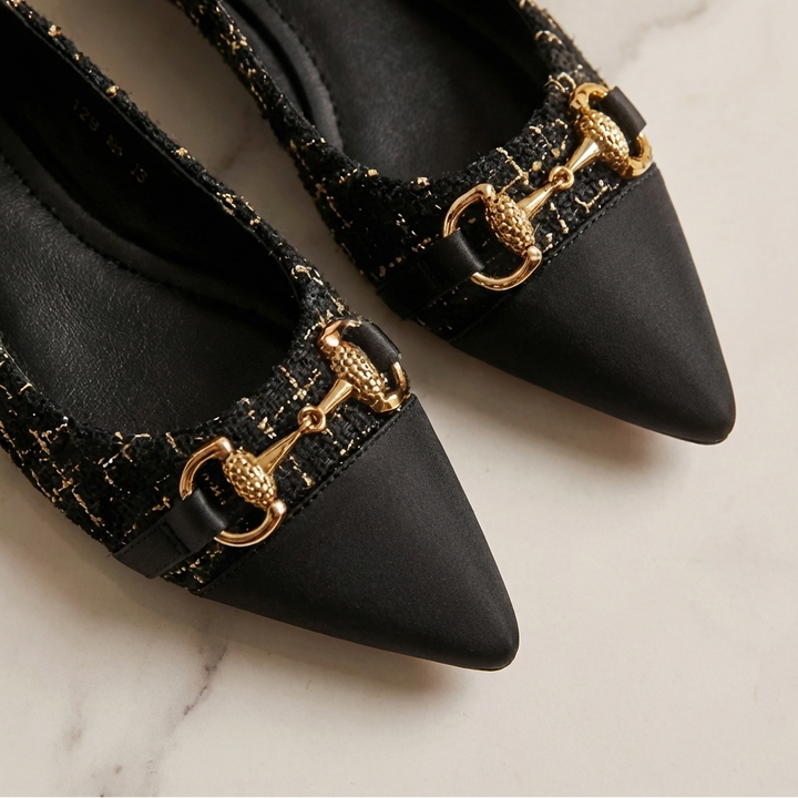 Verona | Tweed Ballet Flats