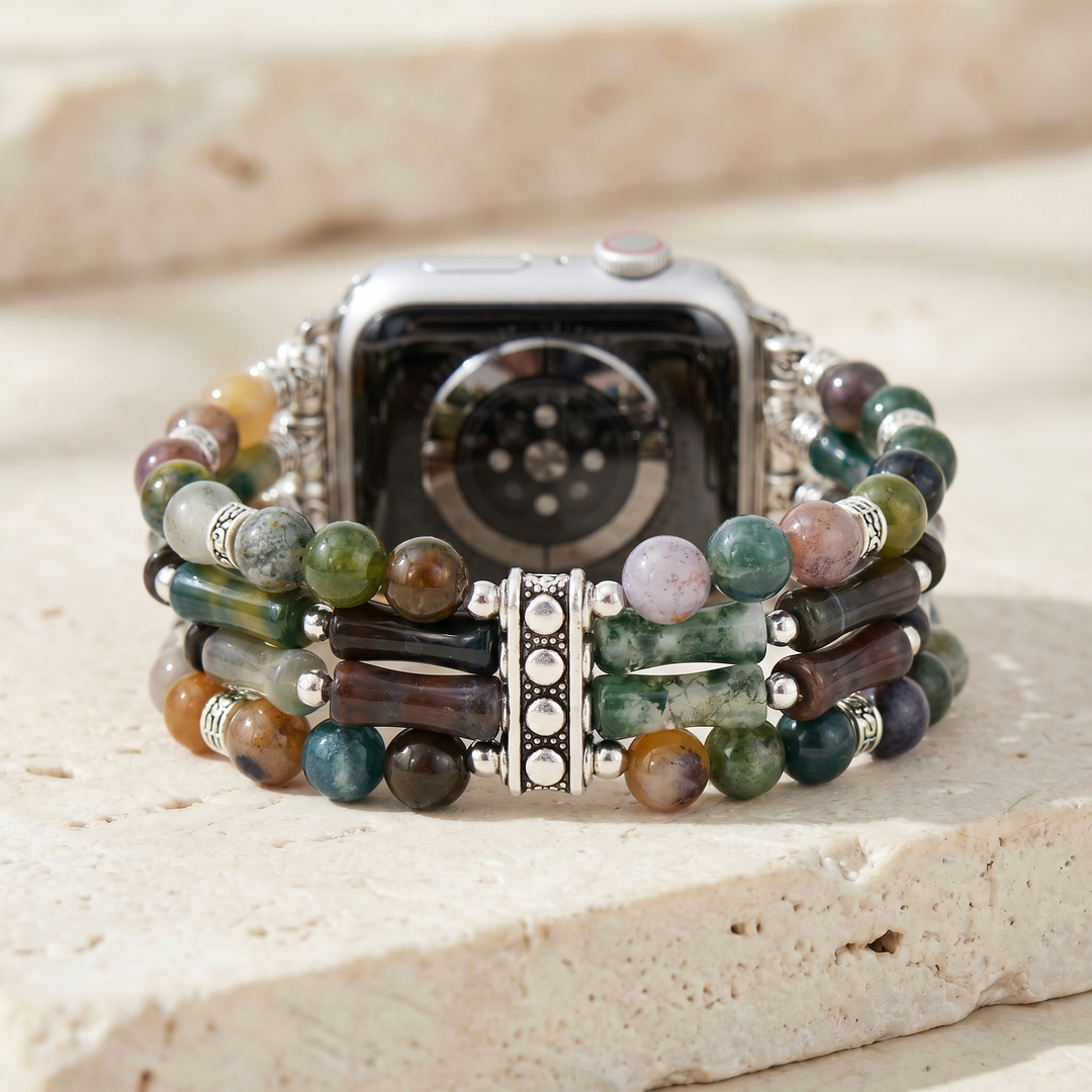 Fern | Gaia Agate Apple Watch Band