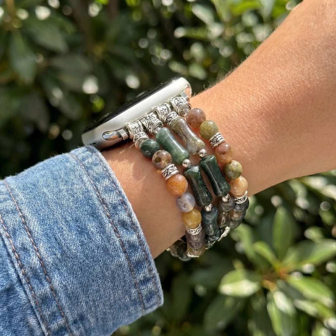 Fern | Gaia Agate Apple Watch Band