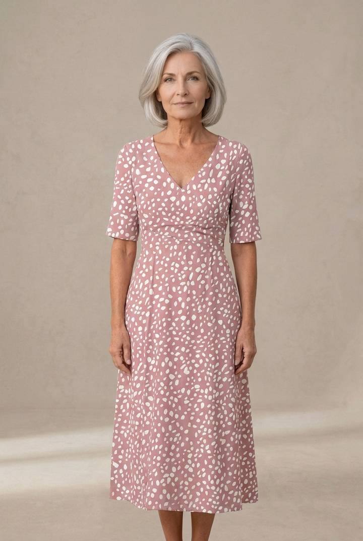 Colette Polka Dot Midi Dress