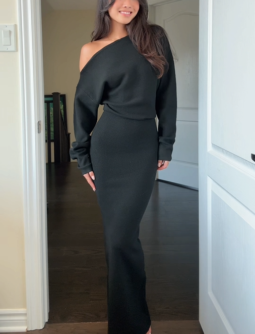 One-Shoulder Elegant Dress