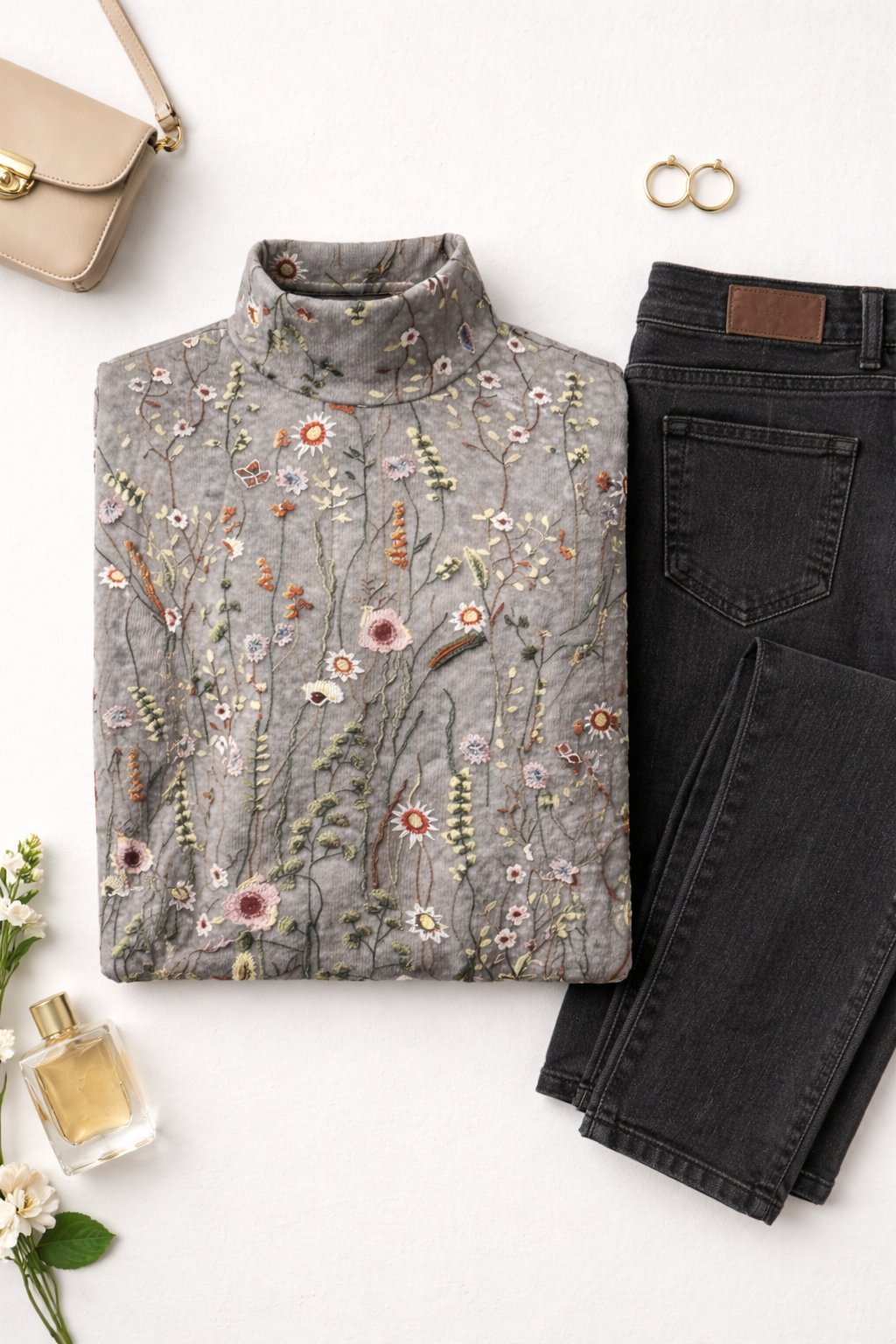 Emma | Classic Vintage Floral Sweater