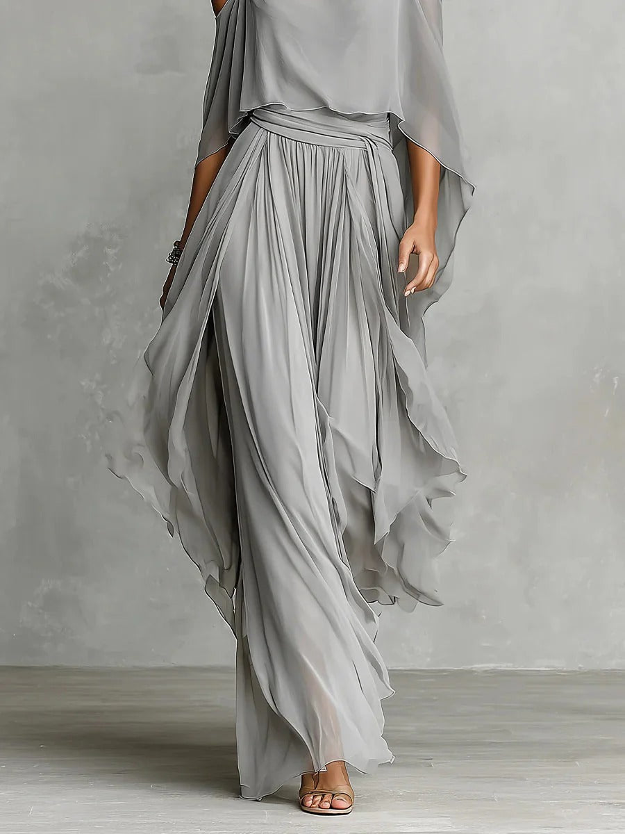 Rosa | Flowy Chiffon Set