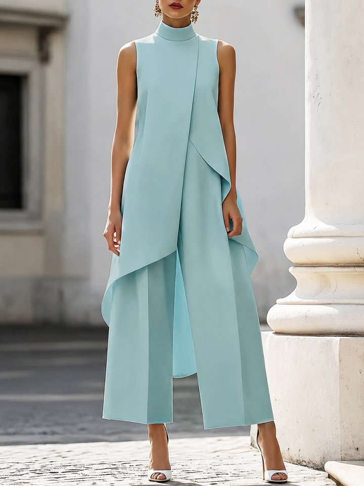 Martina | Elegant Drop Long Jumpsuit