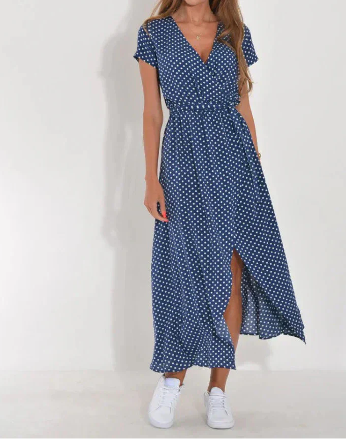 Jorlyn™ - Stylish Dress with V-Neck and Tailored Silhouette