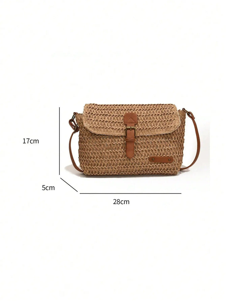 Marigold | Straw Crossbody Bag