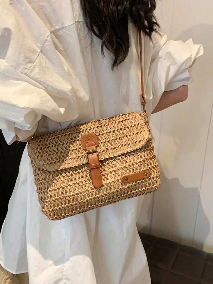 Marigold | Straw Crossbody Bag