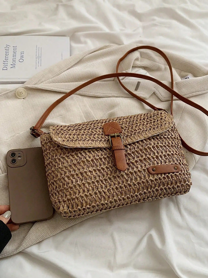 Marigold | Straw Crossbody Bag