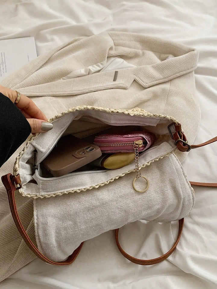 Marigold | Straw Crossbody Bag