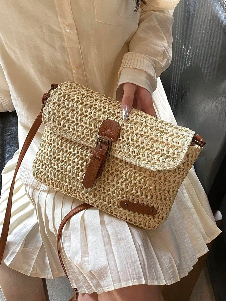 Marigold | Straw Crossbody Bag