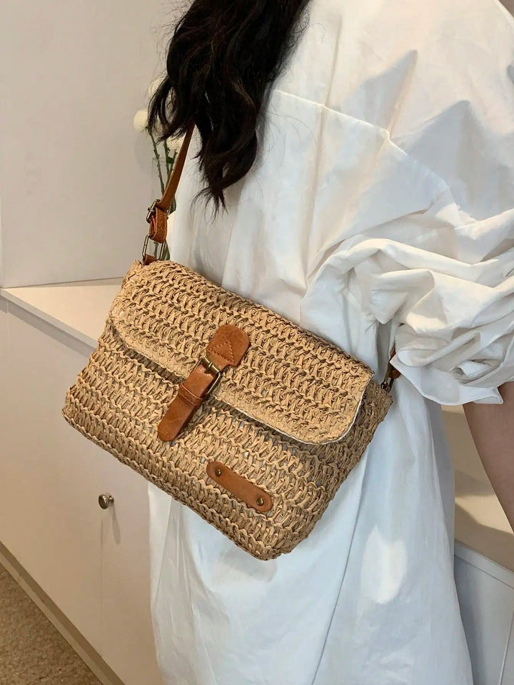 Marigold | Straw Crossbody Bag