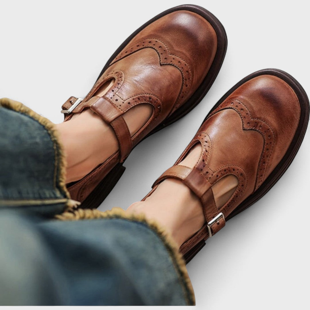 ELISA™ | Elegance & Comfort Heel - Brown - Women's Comfort Shoes Australia