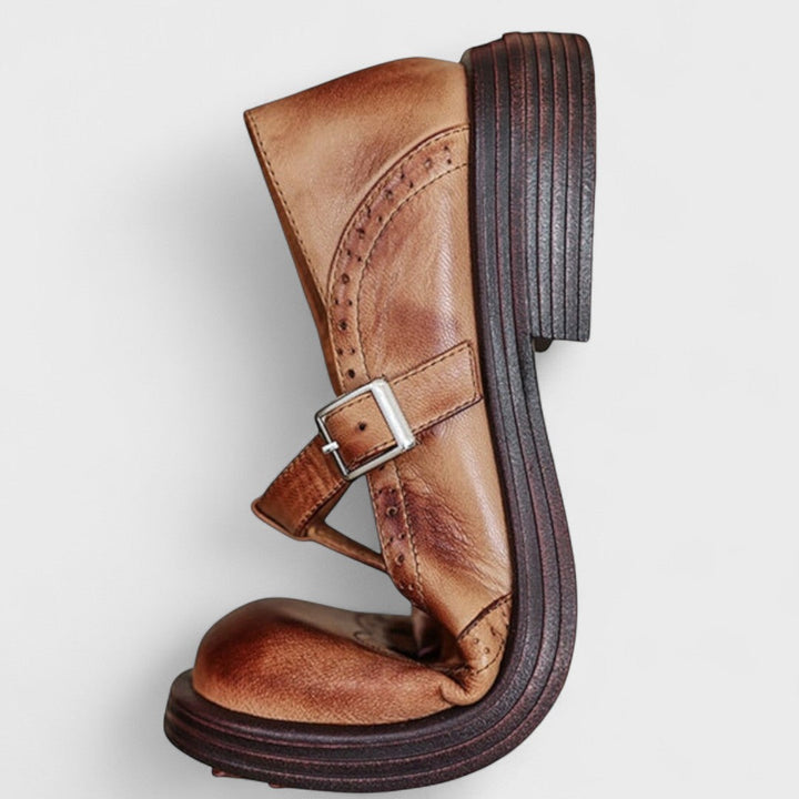 ELISA™ | Elegance & Comfort Heel - Brown - Women's Comfort Shoes Australia