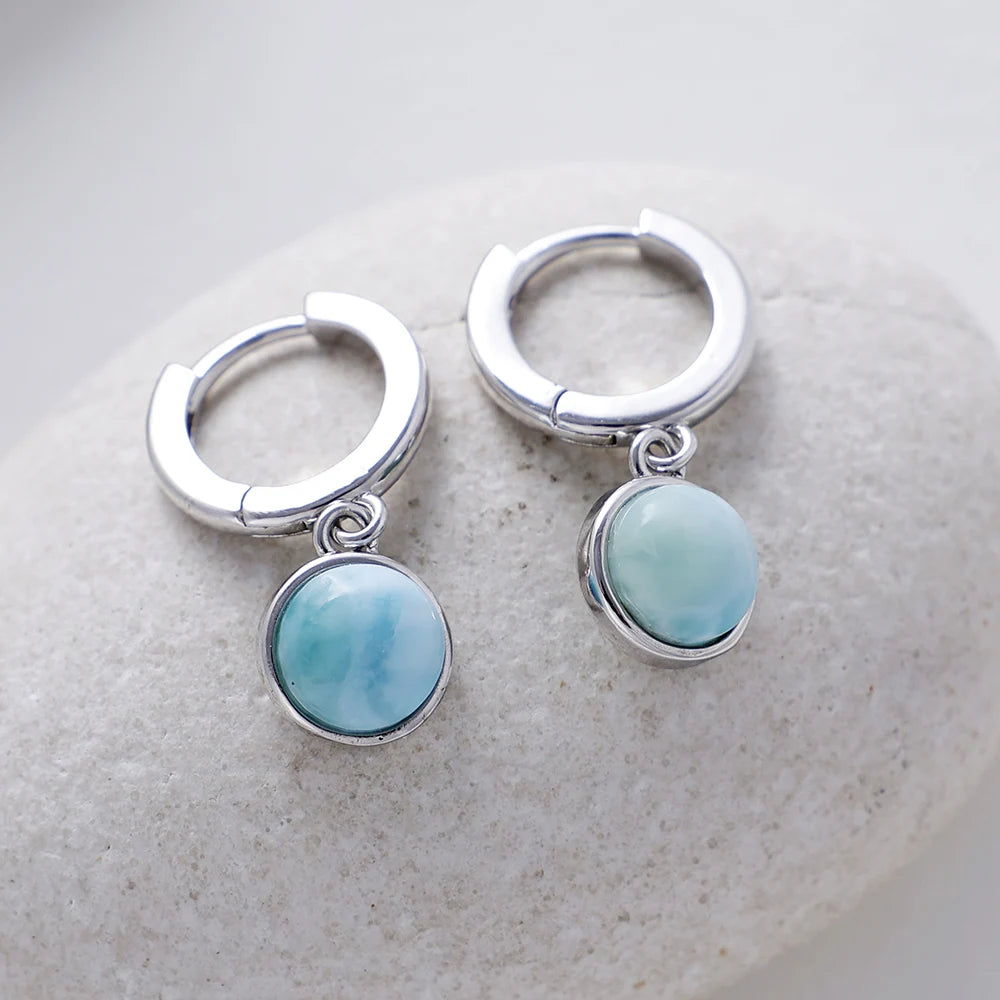 Aria | Larimar Serenity Earrings