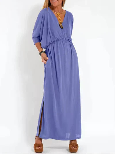ISABELLA | Long flowing dress with a unique style for any occasion