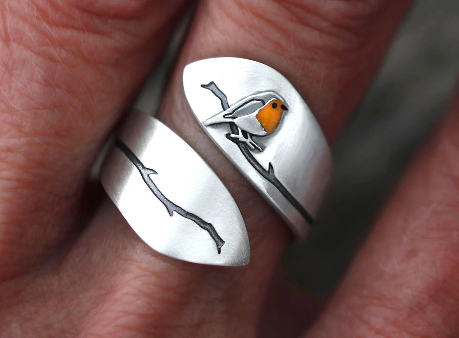 Robin Spiral Ring