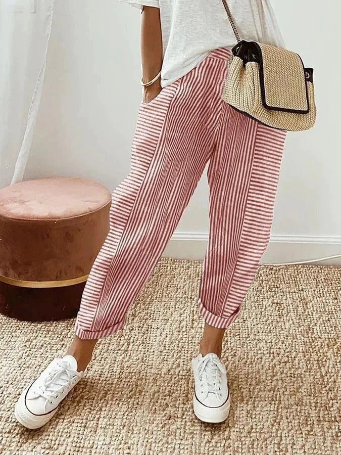 Helena Striped Comfort Pants