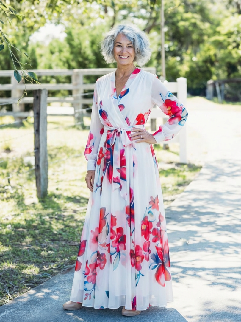 Claire | Flattering Wrap Dress