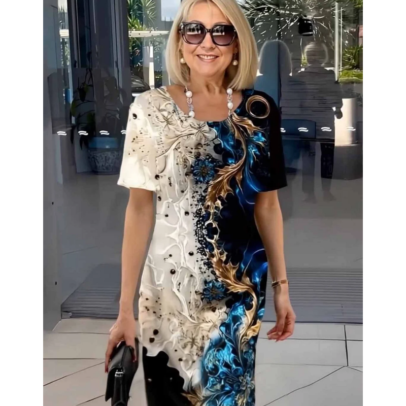 Viviana Casual Printed Summer Dress