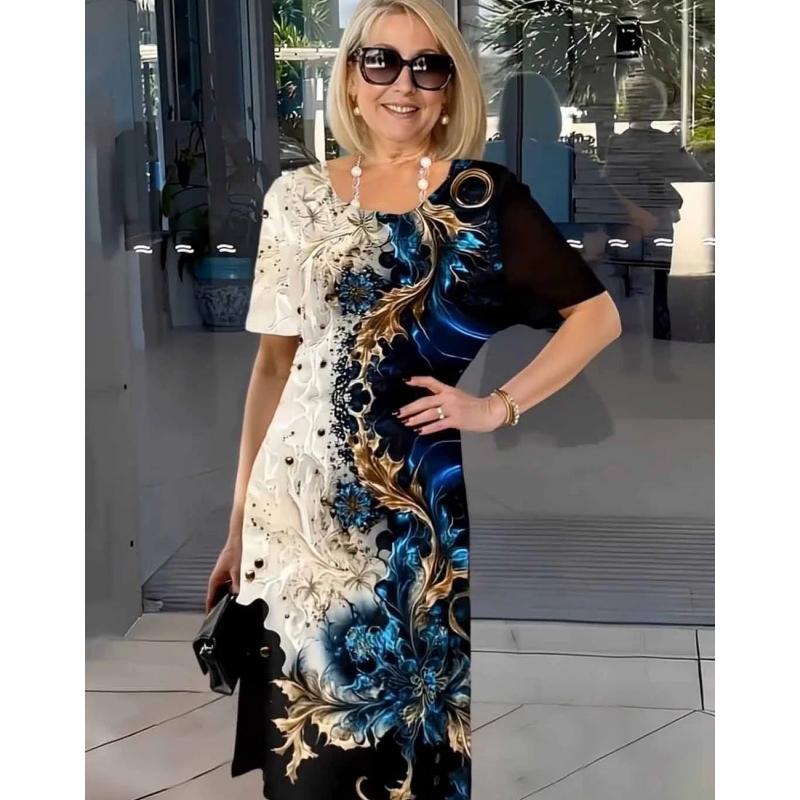 Viviana Casual Printed Summer Dress