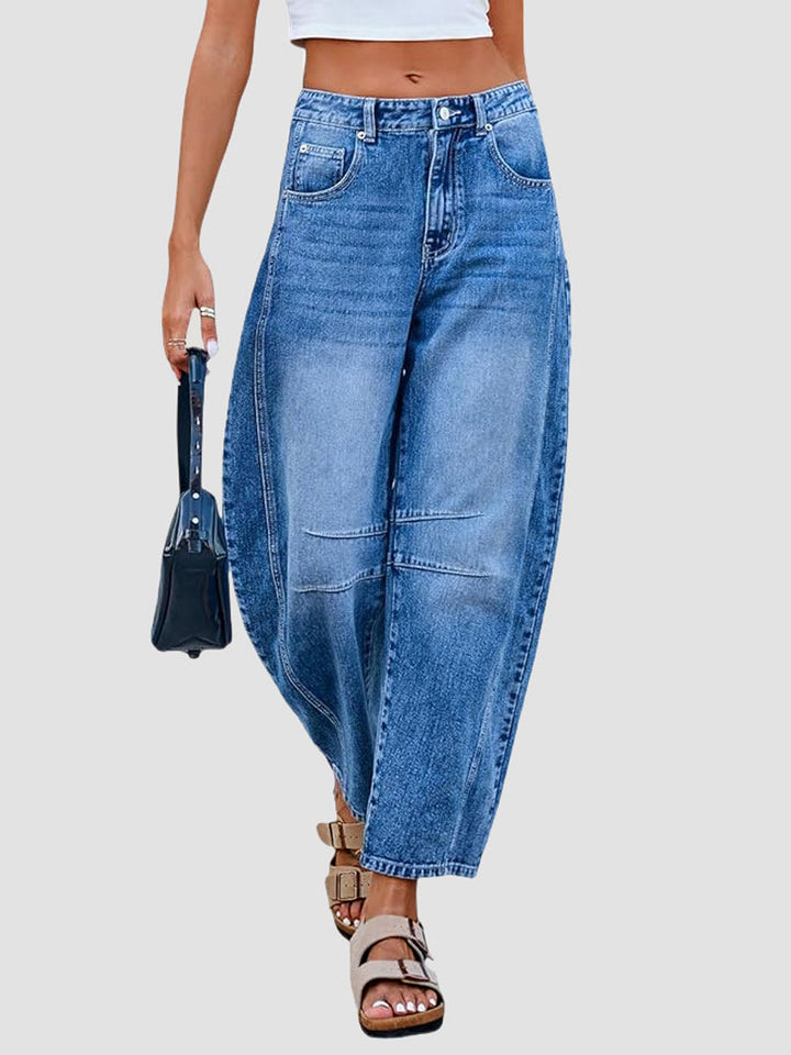Linda | Flared Casual Denim Jeans