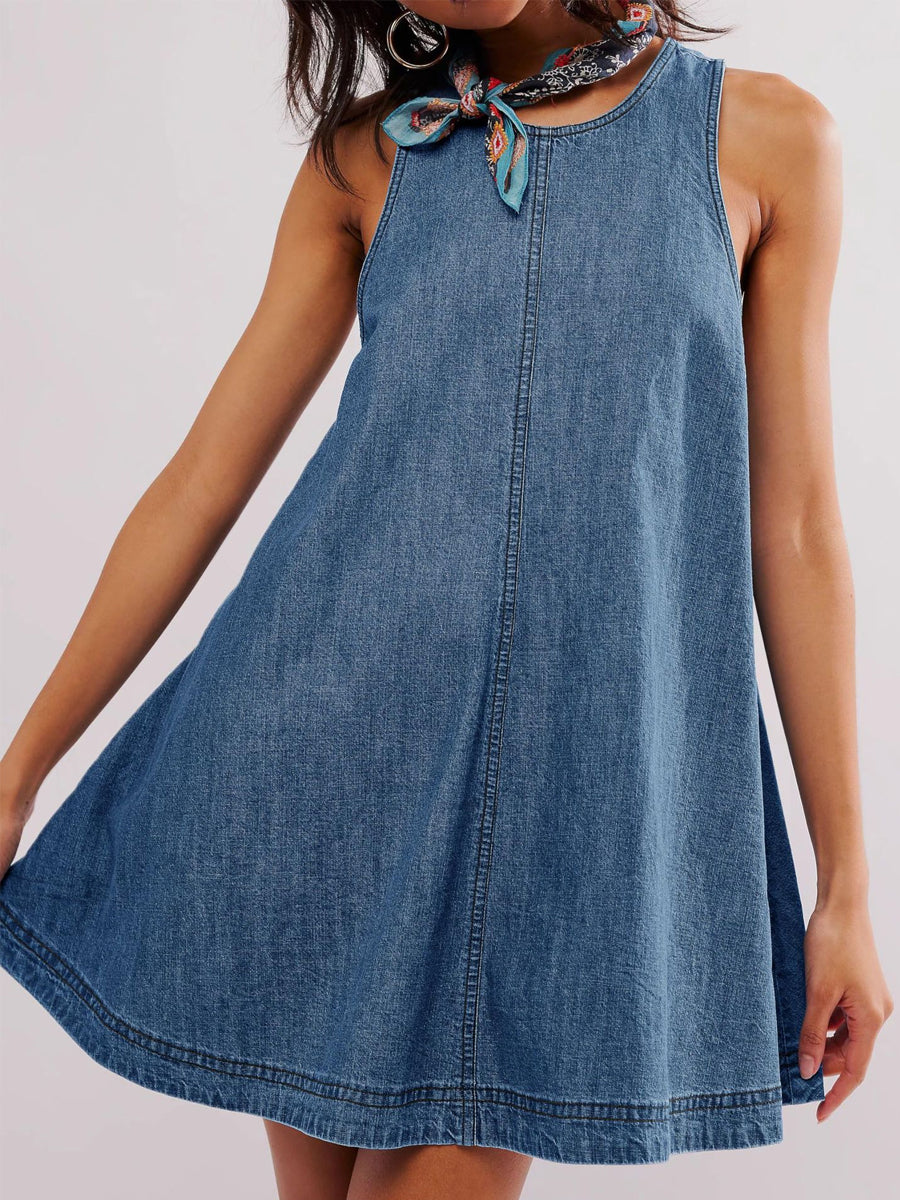 Nancy | Sleeveless Open-Back Mini Dress