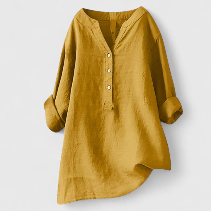 Larienne Elegant Button-Up Shirt